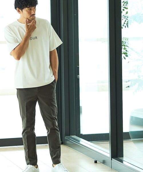 ABAHOUSE / アバハウス Tシャツ | 【AMOUR】ベアポンチ ロゴ 半袖Tシャツ | 詳細6