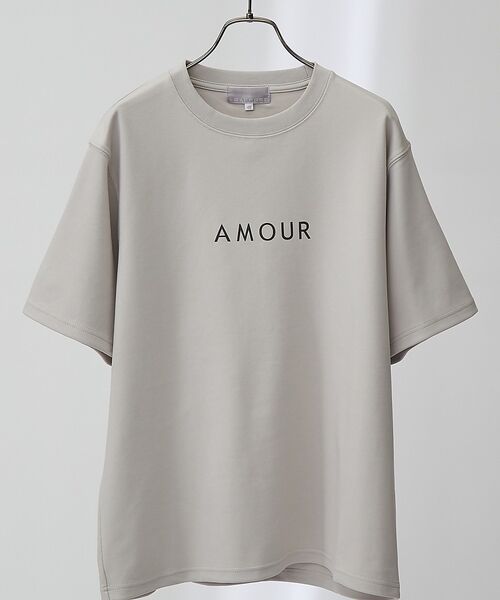ABAHOUSE / アバハウス Tシャツ | 【AMOUR】ベアポンチ ロゴ 半袖Tシャツ | 詳細9