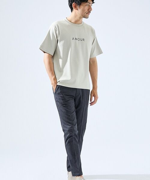 ABAHOUSE / アバハウス Tシャツ | 【AMOUR】ベアポンチ ロゴ 半袖Tシャツ | 詳細10