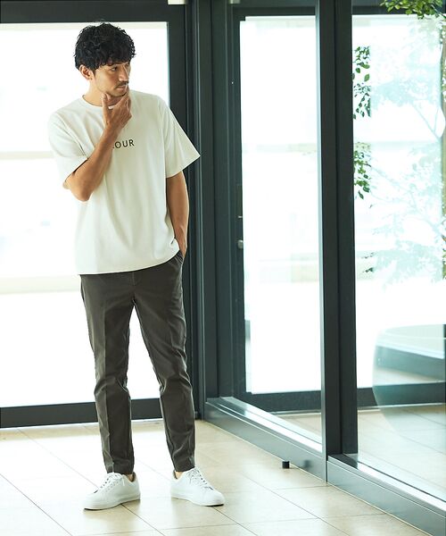 ABAHOUSE / アバハウス Tシャツ | 【AMOUR】ベアポンチ ロゴ 半袖Tシャツ | 詳細18