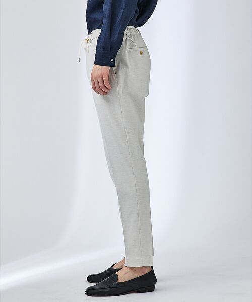 ABAHOUSE / アバハウス パンツ | 【リネン×マルチ機能】シェルタリングドライ ノータック イージーパンツ / スト | 詳細2