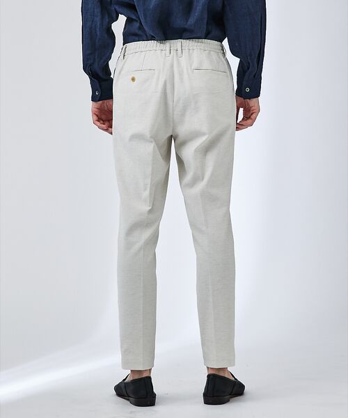 ABAHOUSE / アバハウス パンツ | 【リネン×マルチ機能】シェルタリングドライ ノータック イージーパンツ / スト | 詳細3