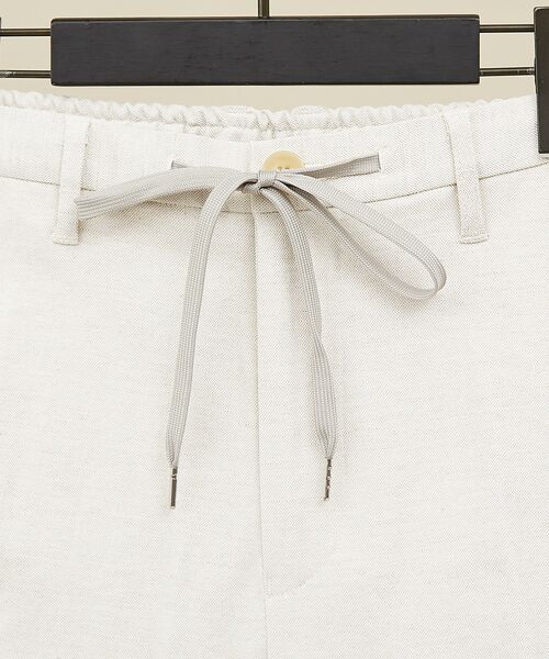 ABAHOUSE / アバハウス パンツ | 【リネン×マルチ機能】シェルタリングドライ ノータック イージーパンツ / スト | 詳細6