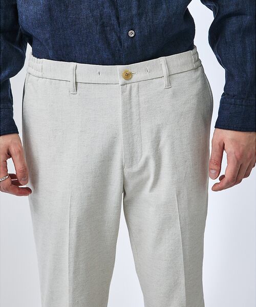 ABAHOUSE / アバハウス パンツ | 【リネン×マルチ機能】シェルタリングドライ ノータック イージーパンツ / スト | 詳細7