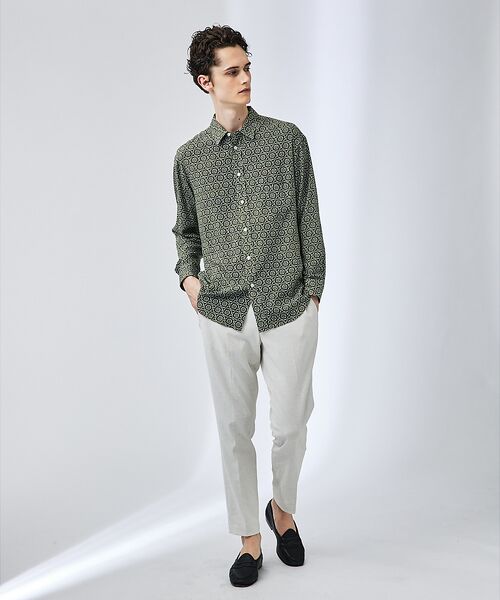 ABAHOUSE / アバハウス パンツ | 【リネン×マルチ機能】シェルタリングドライ ノータック イージーパンツ / スト | 詳細9