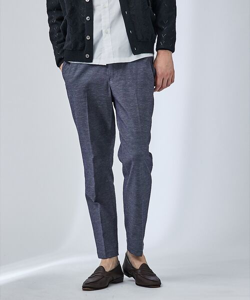 ABAHOUSE / アバハウス パンツ | 【リネン×マルチ機能】シェルタリングドライ ノータック イージーパンツ / スト | 詳細12