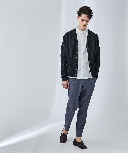 ABAHOUSE / アバハウス パンツ | 【リネン×マルチ機能】シェルタリングドライ ノータック イージーパンツ / スト | 詳細13