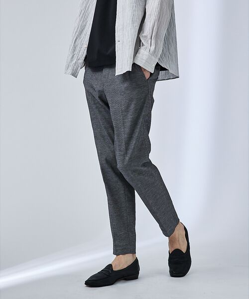 ABAHOUSE / アバハウス パンツ | 【リネン×マルチ機能】シェルタリングドライ ノータック イージーパンツ / スト | 詳細18