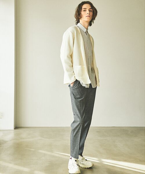 ABAHOUSE / アバハウス パンツ | 【リネン×マルチ機能】シェルタリングドライ ノータック イージーパンツ / スト | 詳細21