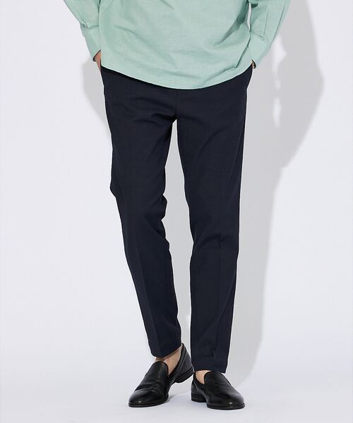 ABAHOUSE / アバハウス パンツ | 【リネン×マルチ機能】シェルタリングドライ ノータック イージーパンツ / スト | 詳細25