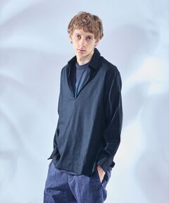 ABAHOUSE / アバハウス シャツ・ブラウス | 【リネンブレンド】スキッパー プルオーバーシャツ