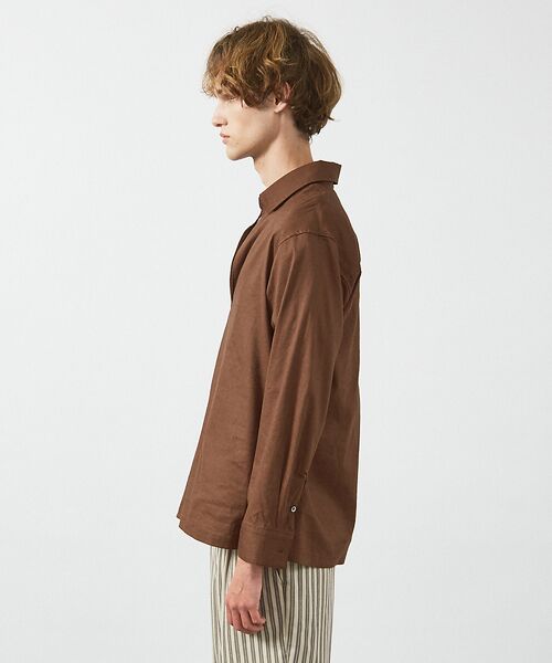 ABAHOUSE / アバハウス シャツ・ブラウス | 【リネンブレンド】スキッパー プルオーバーシャツ | 詳細2