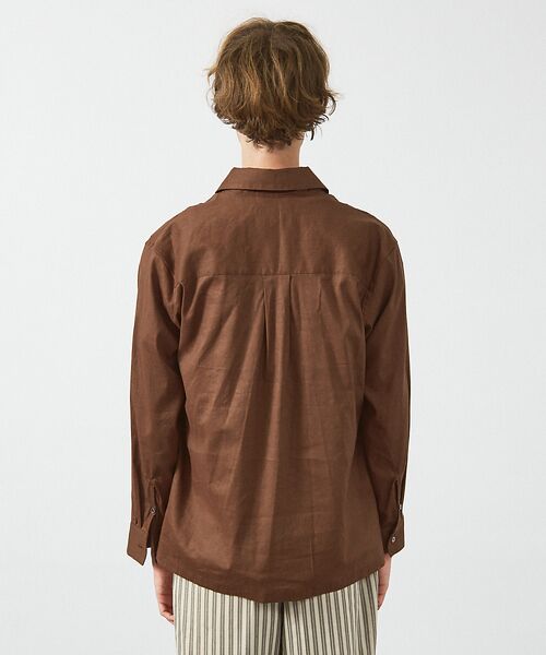 ABAHOUSE / アバハウス シャツ・ブラウス | 【リネンブレンド】スキッパー プルオーバーシャツ | 詳細3