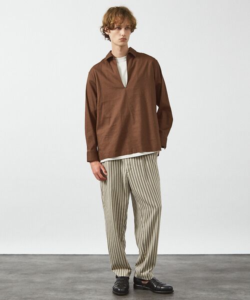 ABAHOUSE / アバハウス シャツ・ブラウス | 【リネンブレンド】スキッパー プルオーバーシャツ | 詳細7
