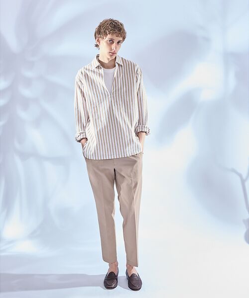 ABAHOUSE / アバハウス シャツ・ブラウス | 【リネンブレンド】スキッパー プルオーバーシャツ | 詳細15