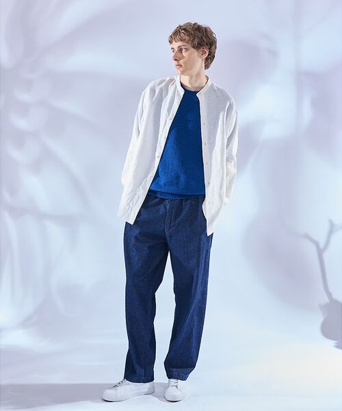 ABAHOUSE / アバハウス シャツ・ブラウス | 【LUXE Linen Solaro】バンドカラー リネンシャツ | 詳細5