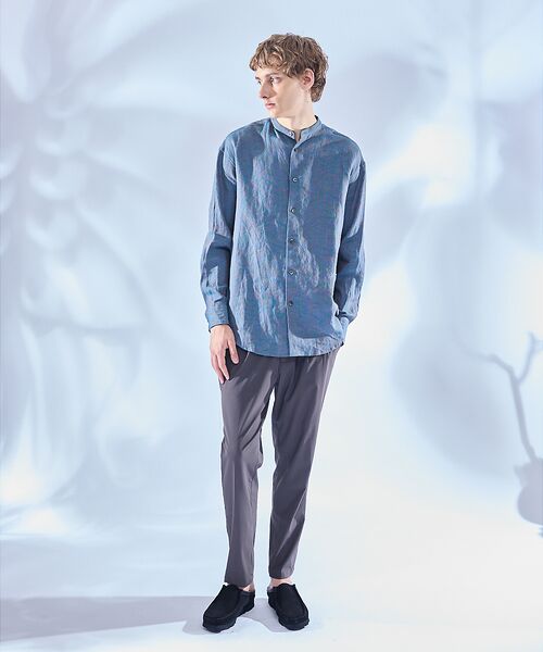 ABAHOUSE / アバハウス シャツ・ブラウス | 【LUXE Linen Solaro】バンドカラー リネンシャツ | 詳細12