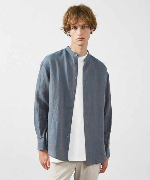 ABAHOUSE / アバハウス シャツ・ブラウス | 【LUXE Linen Solaro】バンドカラー リネンシャツ | 詳細16