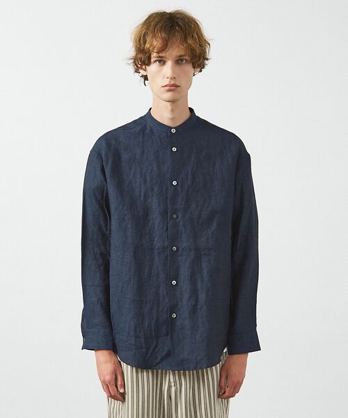 ABAHOUSE / アバハウス シャツ・ブラウス | 【LUXE Linen Solaro】バンドカラー リネンシャツ | 詳細18