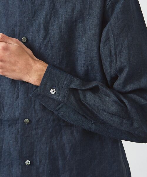 ABAHOUSE / アバハウス シャツ・ブラウス | 【LUXE Linen Solaro】バンドカラー リネンシャツ | 詳細22
