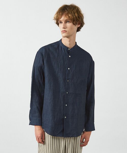 ABAHOUSE / アバハウス シャツ・ブラウス | 【LUXE Linen Solaro】バンドカラー リネンシャツ | 詳細25