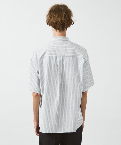 ABAHOUSE / アバハウス シャツ・ブラウス | ファンクショナルストライプ 半袖シャツ | 詳細6