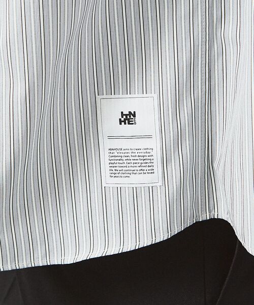 ABAHOUSE / アバハウス シャツ・ブラウス | ファンクショナルストライプ 半袖シャツ | 詳細11