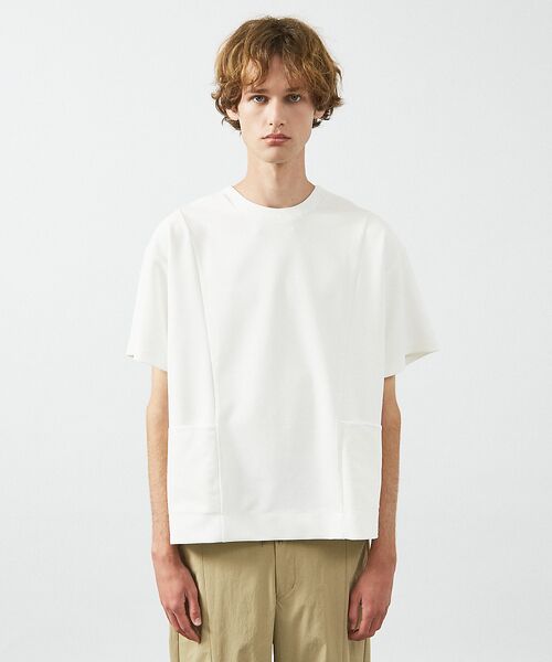 ABAHOUSE / アバハウス Tシャツ | カルゼスムース コンビネーション Tシャツ | 詳細2