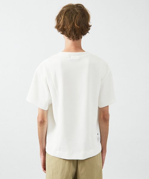ABAHOUSE / アバハウス Tシャツ | カルゼスムース コンビネーション Tシャツ | 詳細4