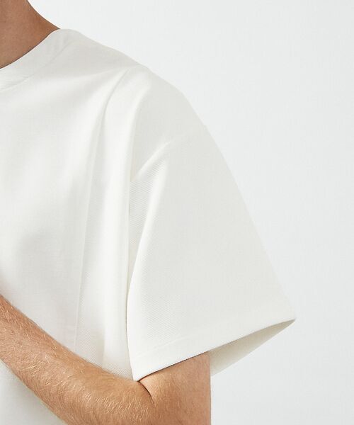 ABAHOUSE / アバハウス Tシャツ | カルゼスムース コンビネーション Tシャツ | 詳細6