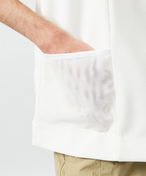 ABAHOUSE / アバハウス Tシャツ | カルゼスムース コンビネーション Tシャツ | 詳細7