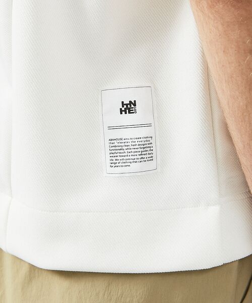 ABAHOUSE / アバハウス Tシャツ | カルゼスムース コンビネーション Tシャツ | 詳細8