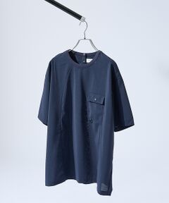 ABAHOUSE / アバハウス Tシャツ | 【セットアップ対応】 ウーブン ドライ フハクTシャツ / クルーネック