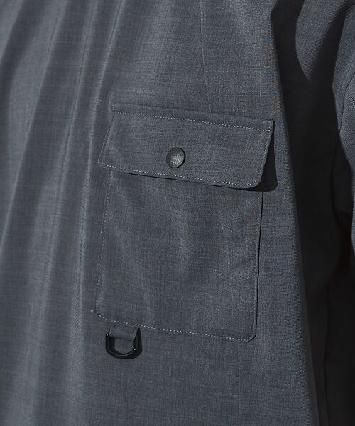 ABAHOUSE / アバハウス Tシャツ | 【セットアップ対応】 ウーブン ドライ フハクTシャツ / クルーネック | 詳細8