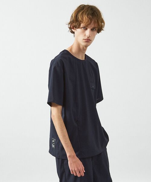 ABAHOUSE / アバハウス Tシャツ | 【セットアップ対応】 ウーブン ドライ フハクTシャツ / クルーネック | 詳細20