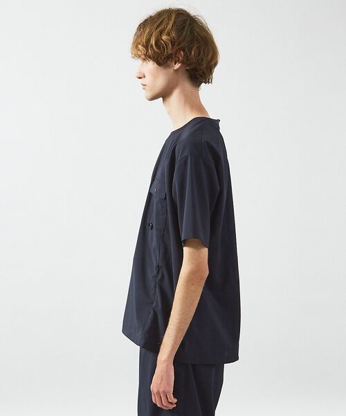 ABAHOUSE / アバハウス Tシャツ | 【セットアップ対応】 ウーブン ドライ フハクTシャツ / クルーネック | 詳細12