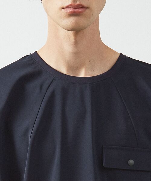 ABAHOUSE / アバハウス Tシャツ | 【セットアップ対応】 ウーブン ドライ フハクTシャツ / クルーネック | 詳細15