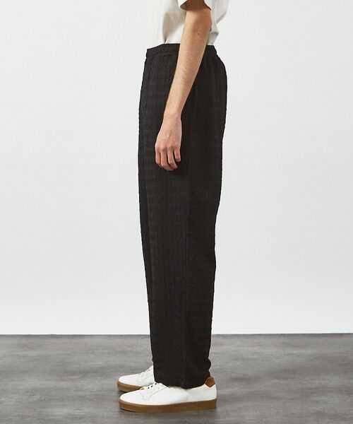 ABAHOUSE / アバハウス パンツ | 【セットアップ対応】シャーリングケーブル リラックスパンツ/イージーパンツ | 詳細2