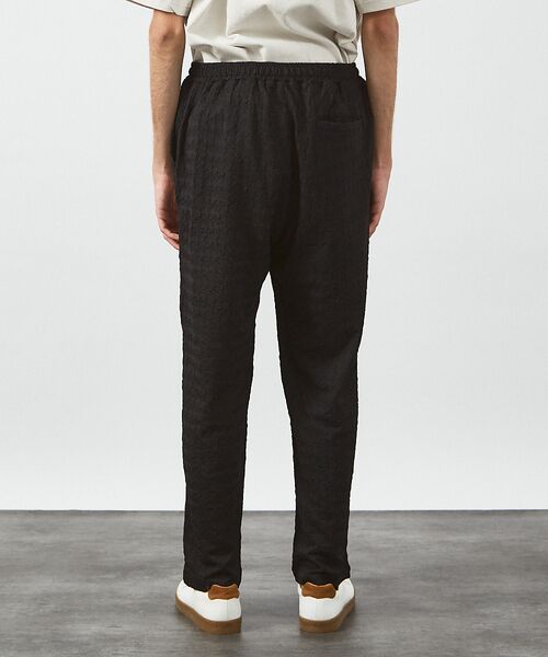 ABAHOUSE / アバハウス パンツ | 【セットアップ対応】シャーリングケーブル リラックスパンツ/イージーパンツ | 詳細3