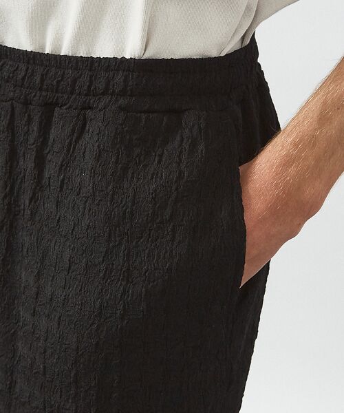ABAHOUSE / アバハウス パンツ | 【セットアップ対応】シャーリングケーブル リラックスパンツ/イージーパンツ | 詳細6
