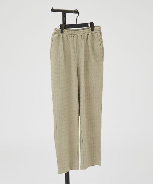 ABAHOUSE / アバハウス パンツ | 【セットアップ対応】シャーリングケーブル リラックスパンツ/イージーパンツ | 詳細12