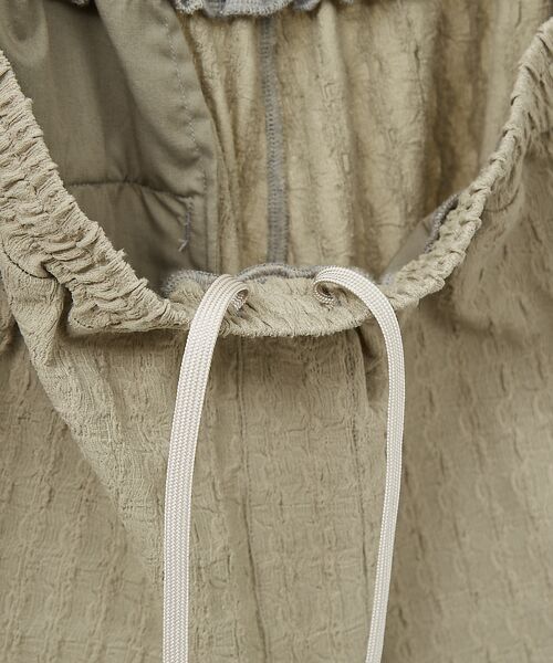 ABAHOUSE / アバハウス パンツ | 【セットアップ対応】シャーリングケーブル リラックスパンツ/イージーパンツ | 詳細13