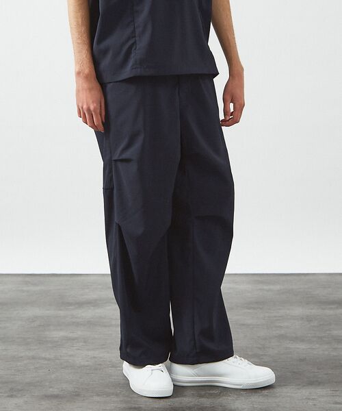 ABAHOUSE / アバハウス パンツ | 【セットアップ対応】 ウーブン ドライ パラシュートパンツ / ワイドパンツ / | 詳細20