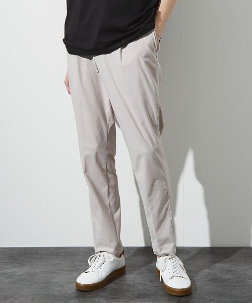ABAHOUSE / アバハウス パンツ | 【常に適温 / 37.5 Technology】 1プリーツ イージーパンツ/ハ | 詳細2