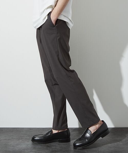 ABAHOUSE / アバハウス パンツ | 【常に適温 / 37.5 Technology】 1プリーツ イージーパンツ/ハ | 詳細21