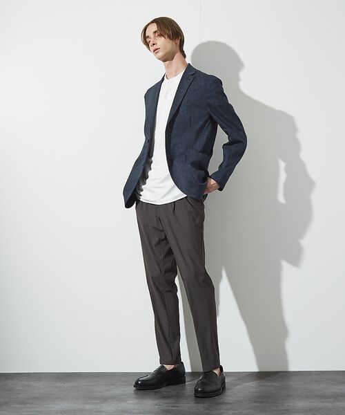 ABAHOUSE / アバハウス パンツ | 【常に適温 / 37.5 Technology】 1プリーツ イージーパンツ/ハ | 詳細22