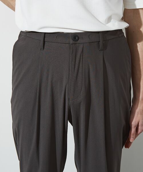 ABAHOUSE / アバハウス パンツ | 【常に適温 / 37.5 Technology】 1プリーツ イージーパンツ/ハ | 詳細17