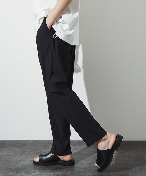 ABAHOUSE / アバハウス パンツ | 【常に適温 / 37.5 Technology】 1プリーツ イージーパンツ/ハ | 詳細25