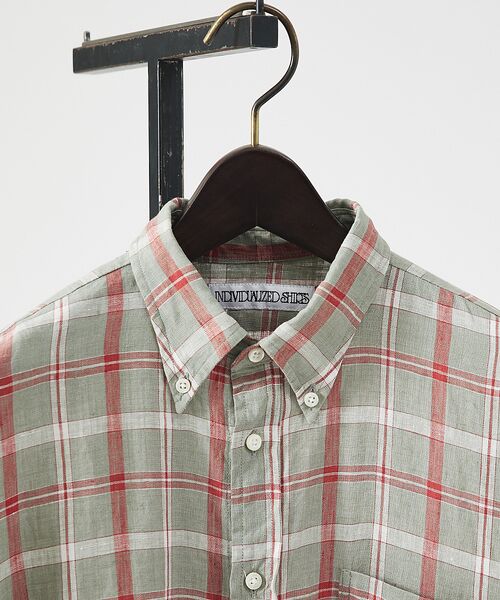 ABAHOUSE / アバハウス シャツ・ブラウス | 【別注】Individualized shirts / ボタンダウン半袖シャツ | 詳細5