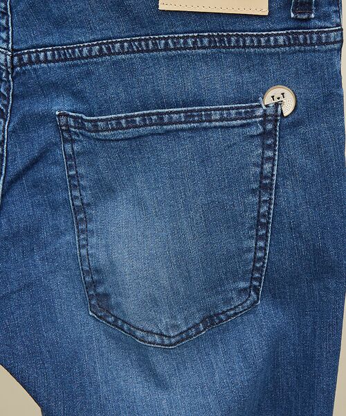 ABAHOUSE / アバハウス デニムパンツ | 【entre amis / アントレアミ】スリムフィット デニム / ストレッチ | 詳細5